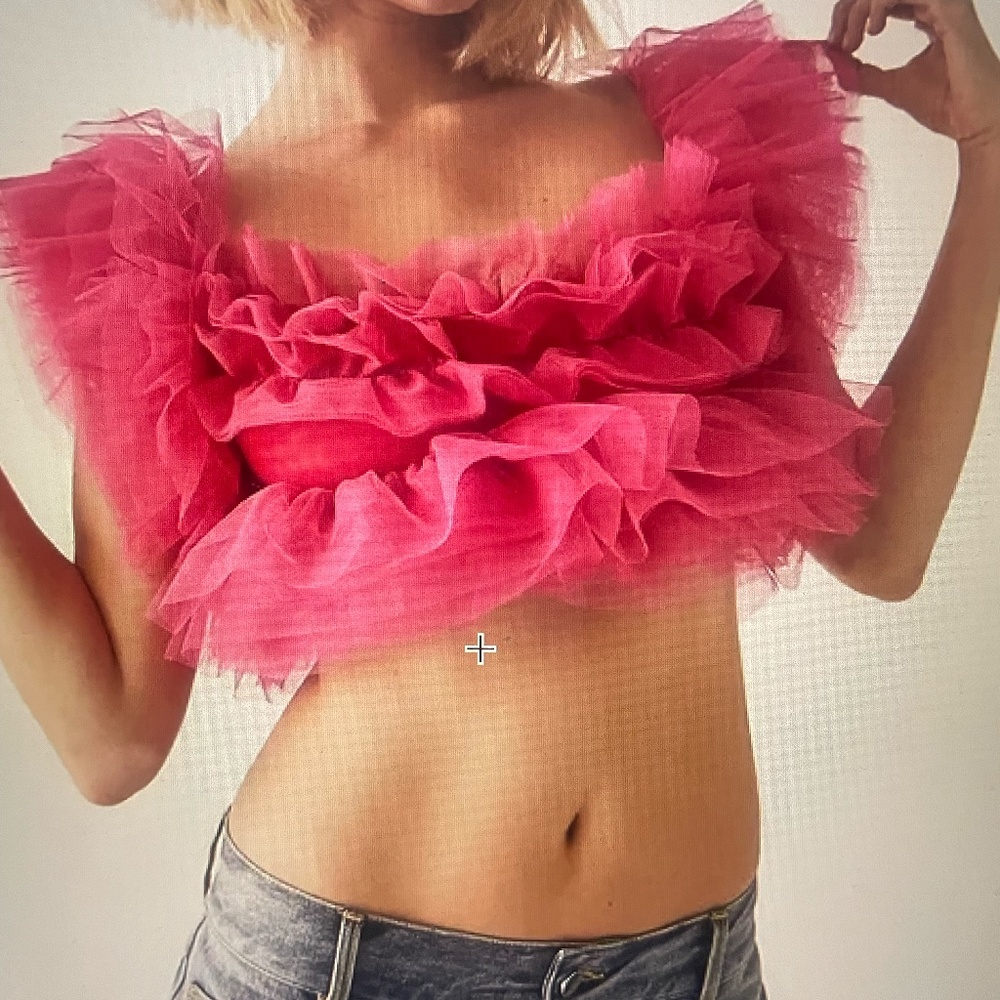 Free People Birthday Cake Tulle Cami